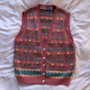 SOLD - Vintage Gap autumn cardigan 🍂🍁🌼